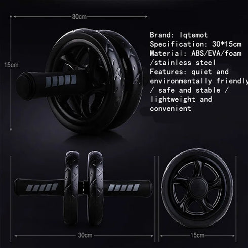 AB Roller Wheel – Silent Home Crunch Artifact for Abdominal Training and Gym Fitness Equipment